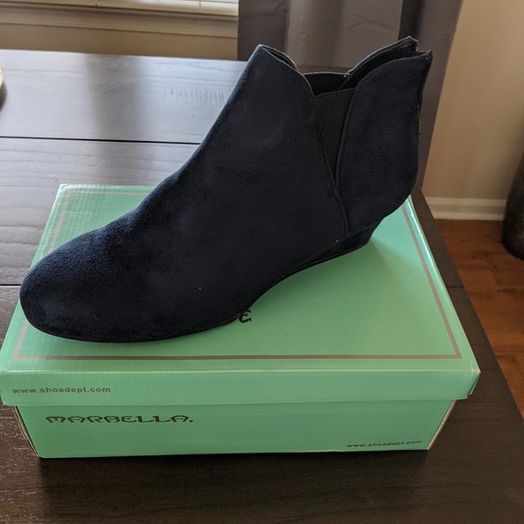 Navy blue booties - Picture 3 of 7